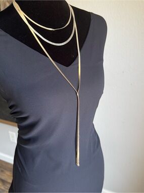Nine West Black V-Neck Tank Top